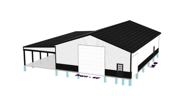 Pole Barn Kit Drawing